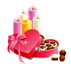 конфеты и свечи