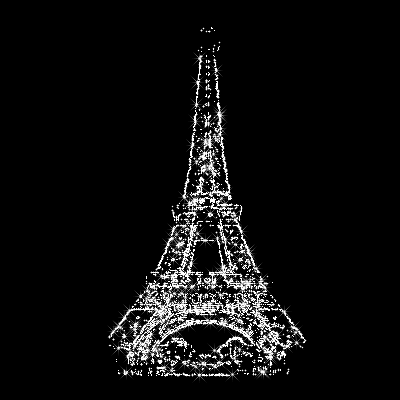 Анимация Эйфелева башня