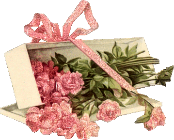 коробка с розами