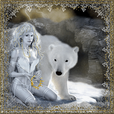 белый медведь